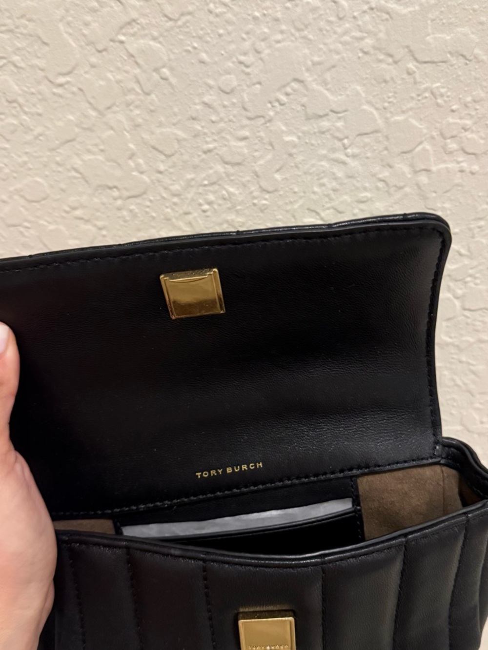 Tory Burch Kira Mini Flap Quilted Leather Shoulder Bag - Picture 4 of 4